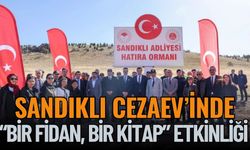 Sandıklı Cezaevi’nde ‘Bir Fidan Bir Kitap’ Etkinliği
