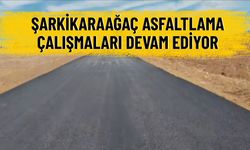 Şarkikaraağaç’ta Asfaltlama Çalışmaları Devam Ediyor