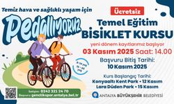 Antalya’da Bisiklet Sevdalılarına Ücretsiz Eğitim Fırsatı!