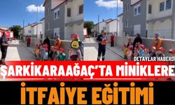Şarkikaraağaç’ta Miniklere İtfaiye Eğitimi