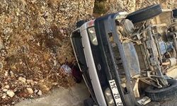 Isparta’da tarım işçilerini taşıyan minibüs devrildi: 5 yaralı