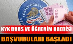 KYK Burs ve Öğrenim Kredisi Başvuruları Başladı
