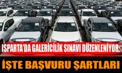 Isparta’da galericilik sınavı düzenleniyor
