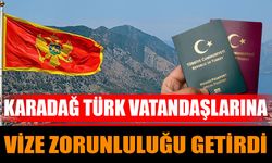 Karadağ Türk Vatandaşlarına Vize Zorunluluğu Getirdi