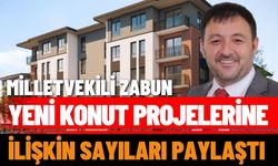 Milletvekili Zabun yeni konut projelerine ilişkin sayıları paylaştı