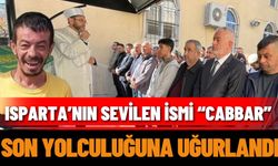 Isparta’nın sevilen ismi “Cabbar” son yolculuğuna uğurlandı