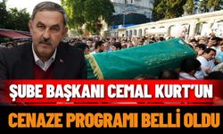 Isparta İş Sendikası Şube Başkanı Cemal Kurt’un cenaze programı belli oldu