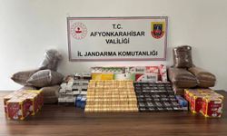 Afyonkarahisar'da Binlerce Kaçak Sigara Ele Geçirildi