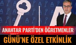 Anahtar Parti’den Öğretmenler Günü’ne Özel Etkinlik