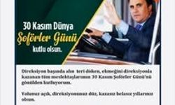 Başkan Daşdöner'den Şoförler Günü mesajı