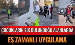 Çocukların Sık Bulunduğu Alanlarda Eş Zamanlı Uygulama