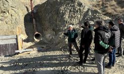 DSİ 18. Bölge Müdürü Erkan, Kılıçarslan Barajı’nda incelemelerde bulundu