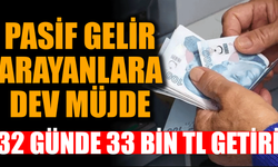 Hiç Çalışmadan Aylık 33 Bin Lira Kazanabilirsiniz!