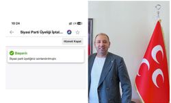 Isparta Dinarlılar Derneği Başkanı Özdemir MHP’den istifa etti