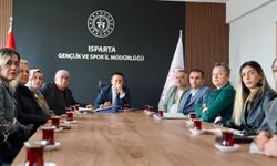 Isparta GSB’de Kasım ayı değerlendirme toplantısı gerçekleştirildi
