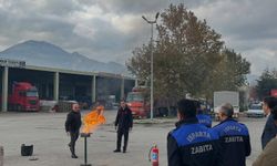 Isparta’da itfaiyeden yangın güvenliği eğitimi
