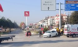 Isparta’da Oktay Petrol Kavşağı’nda Trafik Kazası
