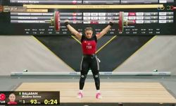 Ispartalı halterci Medine Saime Balaban Avrupa Şampiyonu oldu