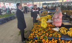 Kaymakam Açıkgöz’den pazar esnafına ziyaret