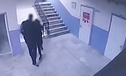 Manisa Turgutlu’da otizmli öğrenciyi merdivenden iten okul müdürü gözaltına alındı