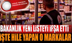Bakanlık yeni listeyi ifşa etti, işte gıdada hile yapan markalar