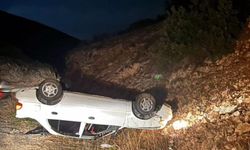 Isparta’da Araç Takla Attı: Şans Eseri Yaralanan Olmadı