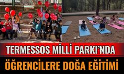 Termessos Milli Parkı’nda Öğrencilere Doğa Eğitimi