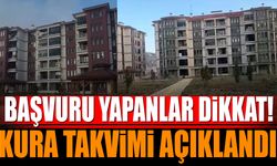 Başvuru yapanlar dikkat! Kura takvimi açıklandı