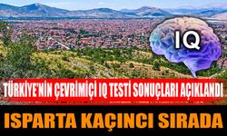 Türkiye’nin Çevrimiçi IQ Testi Sonuçları Açıklandı, Isparta Kaçıncı Sırada