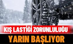 Kış lastiği zorunluluğu yarın başlıyor