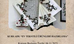 Isparta Halk Eğitimi Merkezi’nden Ev Tekstili Kursu Duyurusu