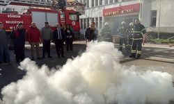 Kamu Binalarında Yangın Tatbikatı Gerçekleştirildi