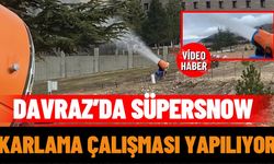 Davraz’da Süpersnow Karlama Çalışması Yapılıyor