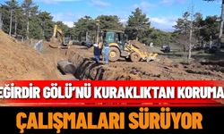 Eğirdir Gölü’nü Kuraklıktan Koruma Çalışmaları Aralıksız Sürüyor