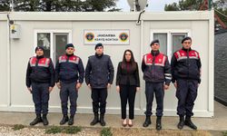 Kaymakam Gür’den Büyükkabaca jandarma asayiş noktasına ziyaret