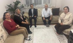 Kaymakam Açıkgöz'den vefa dolu hane ziyareti