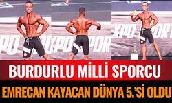 Burdurlu Milli Sporcu Emrecan Kayacan Dünya 5.’si Oldu