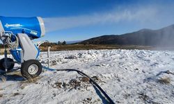 Davraz Kayak Merkezi’ne yapay kar yatırımı hız kazandı