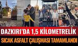Dazkırı’da Sıcak Asfalt Çalışması Tamamlandı