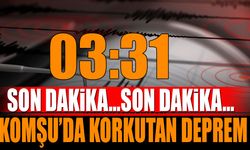 Komşu'da Korkutan Deprem Meydana Geldi