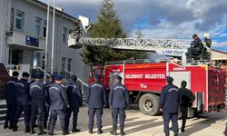 Gelendost’ta yangın tatbikatı düzenlendi