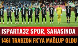 Isparta32 Spor, Sahasında 1461 Trabzon FK’ya Mağlup Oldu
