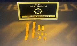 Isparta’da 108 adet sentetik kannabinoid ele geçirildi