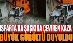 Isparta'da şaşkına çeviren kaza