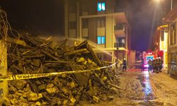 Metruk bina alevlere teslim oldu