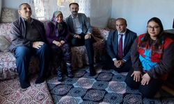Kaymakam Gürbüz’den hane ziyaretleri