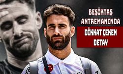 Beşiktaş'ta Antrenmanda Dikkat Çeken Detay