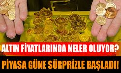 Altın fiyatlarında neler oluyor? Piyasa güne sürprizle başladı!