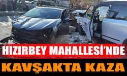 Hızırbey Mahallesi’nde kavşakta kaza