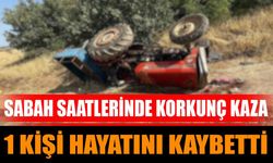Sütçüler’de Traktör Faciası 1 kişi hayatını kaybetti
